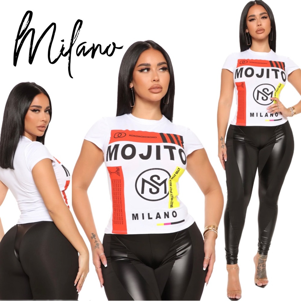 *New* Mojito Milano Tee - Ivory
Size: M